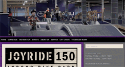 Desktop Screenshot of joyride150.com